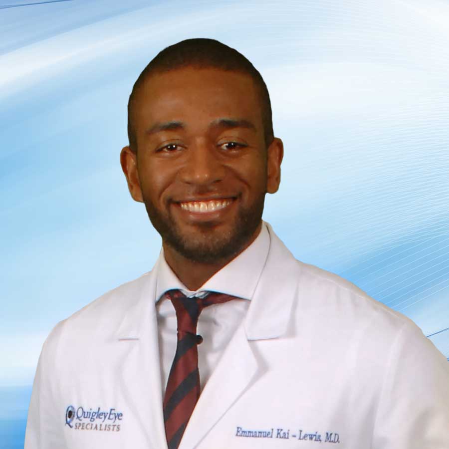 headshot-kai-lewis Emmanuel Kai-Lewis, M.D. Board Certified Ophthalmologist Cataract & Cornea Surgeon